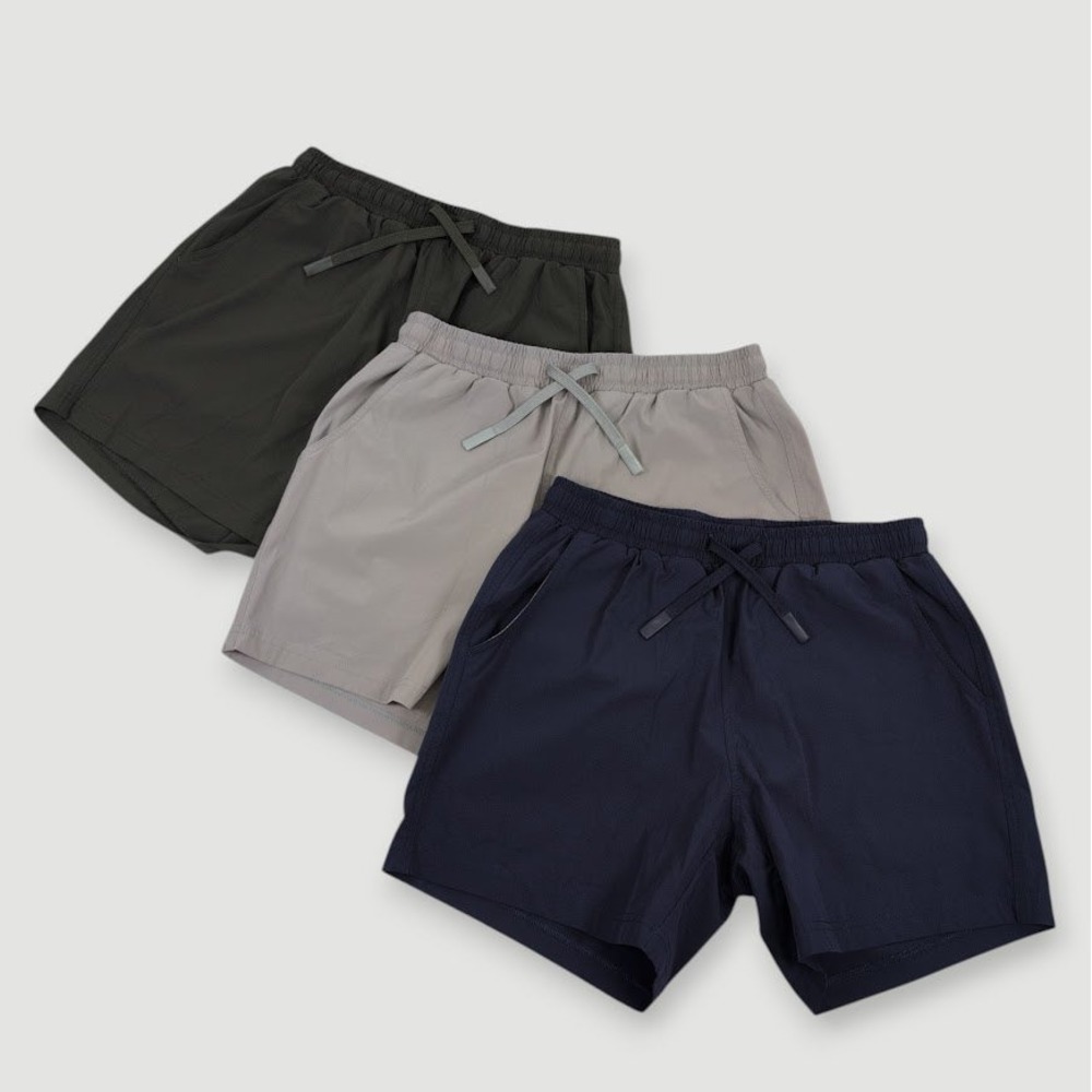 BearBottom Tech Shorts Men Medium 5.5" Inseam Lined Lot of 3 Athleisure